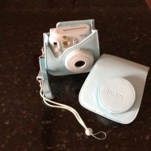 Instax 8 camera and case